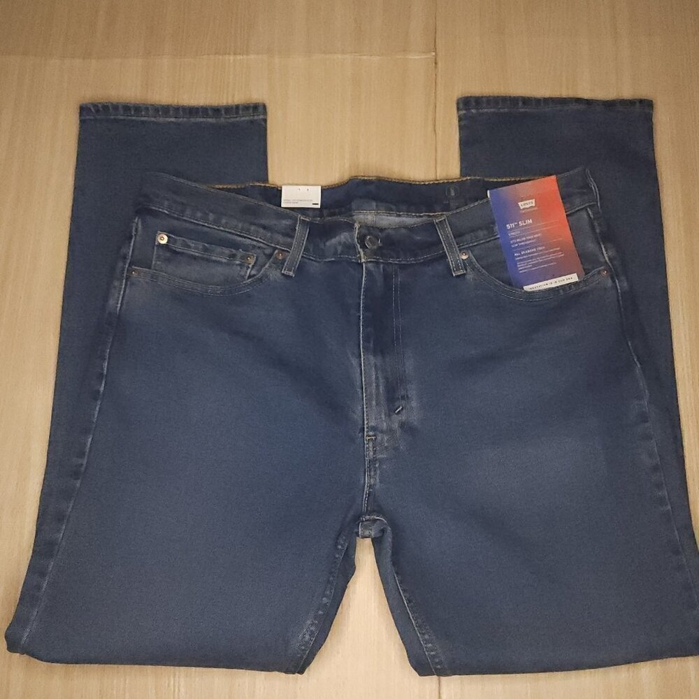 Levi's New Mens 511 Slim Denim Jeans 38x30